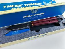 Benchmade 99 Necron Ruby Red G10 Balisong 9.68” S30V Stainless Steel Performance Model w/ Weights 