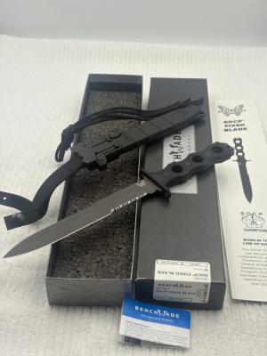 Benchmade 185SBK Prototype SOCP Fixed Blade Knife NIB Made In USA