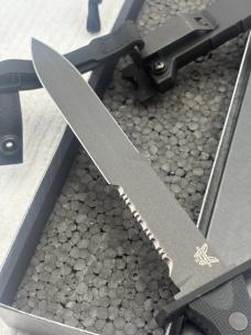 Benchmade 185SBK Prototype SOCP Fixed Blade Knife NIB Made In USA