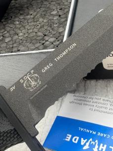 Benchmade 185SBK SOCP Fixed Blade Knife NIB Made In USA
