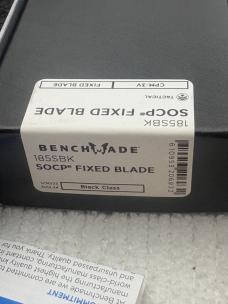 Benchmade 185SBK SOCP Fixed Blade Knife NIB Made In USA