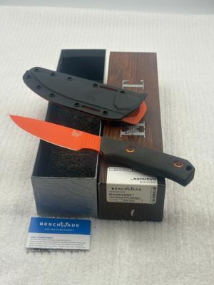 Benchmade Raghorn 15600OR Fixed Blade Hunting Knife New In Box Made In USA