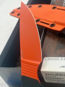 Benchmade Raghorn 15600OR Fixed Blade Hunting Knife New In Box Made In USA
