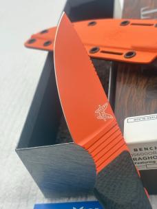 Benchmade Raghorn 15600OR Fixed Blade Hunting Knife New In Box Made In USA
