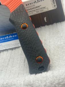 Benchmade Raghorn 15600OR Fixed Blade Hunting Knife New In Box Made In USA