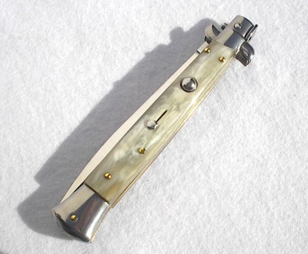 NEW FRANK BELTRAME 11-INCH DAGGER BLADE LIGHT HORN SCALES ITALIAN STILETTO MANIAGO ITALY NEW FRANK BELTRAME 11-INCH DAGGER BLADE LIGHT HORN SCALES ITALIAN STILETTO MANIAGO ITALY