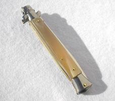NEW FRANK BELTRAME 11-INCH DAGGER BLADE LIGHT HORN SCALES ITALIAN STILETTO MANIAGO ITALY