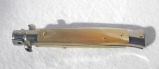 NEW FRANK BELTRAME 11-INCH DAGGER BLADE LIGHT HORN SCALES ITALIAN STILETTO MANIAGO ITALY
