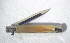 NEW FRANK BELTRAME 11-INCH DAGGER BLADE LIGHT HORN SCALES ITALIAN STILETTO MANIAGO ITALY