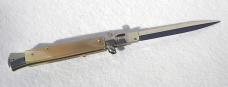 NEW FRANK BELTRAME 11-INCH DAGGER BLADE LIGHT HORN SCALES ITALIAN STILETTO MANIAGO ITALY