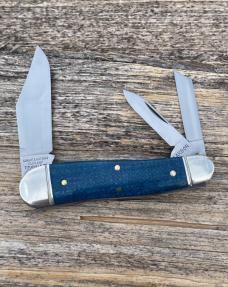 GEC ** NORTHFIELD EASTER EGG BLUE BURLAP MICARTA CLOUD SHIELD 571326 GEPPETTO WHITTLER SATIN
