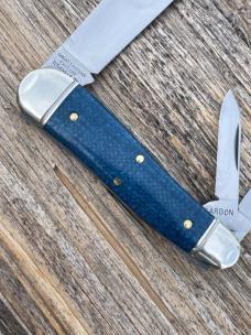 GEC ** NORTHFIELD EASTER EGG BLUE BURLAP MICARTA CLOUD SHIELD 571326 GEPPETTO WHITTLER SATIN