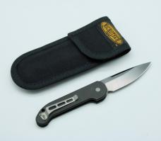 Vintage Microtech UDT 12/2021 14-4CrMo Black Handle Serial #4814 With Sheath 