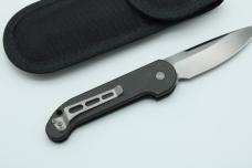 Vintage Microtech UDT 12/2021 14-4CrMo Black Handle Serial #4814 With Sheath 