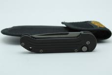 Vintage Microtech UDT 12/2021 14-4CrMo Black Handle Serial #4814 With Sheath 