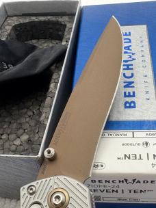 Benchmade 710FE-24 Seven / Ten Manual Opening Pocket Knife NIB Made In USA