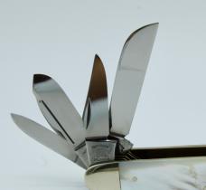 1989 Frank Buster Fight'n Rooster 10 Blade MOP Rocky Mountain Blade Collectors 10th Ann. Knife