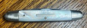 FINE 4 BLADE PEARL NJ amp I CO RAZOR STEEL KNIFE