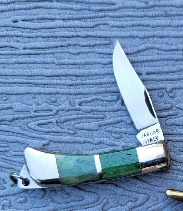 Vintage Miniature Jaguar knife, 1 1/2" , Made in Italy Vintage Miniature Jaguar knife, 1 1/2" , Made in Italy