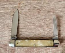 Queen USA #55, Half Congress Knife , Celluloid Handles