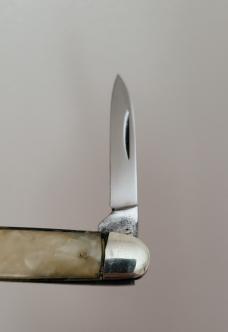 Queen USA #55, Half Congress Knife , Celluloid Handles