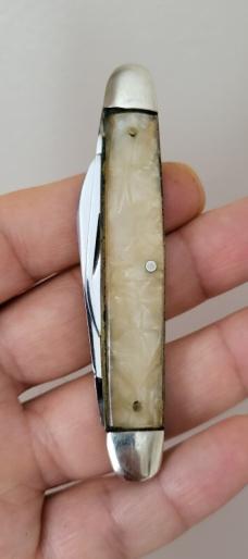 Queen USA #55, Half Congress Knife , Celluloid Handles