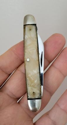 Queen USA #55, Half Congress Knife , Celluloid Handles