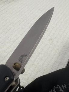 Benchmade 585-03 Mini Barrage Manual Axis Assist Open w Integrated Safety NIB