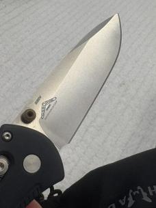 Benchmade 585-03 Mini Barrage Manual Axis Assist Open w Integrated Safety NIB