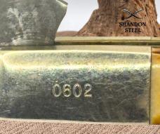 PARKER EDWARDS RARE VINTAGE STAG DAMASCUS BARLOW SINGLE BLADE KNIFE USA (149)