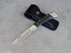 Buck 110 Folding Hunter Knife - Nickel Silver Ebony S30V Drop Point Blade - NEW