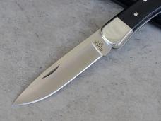 Buck 110 Folding Hunter Knife - Nickel Silver Ebony S30V Drop Point Blade - NEW