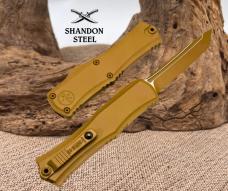 Microtech Knives Mini Hera T/E M390MK Cerakote Dark Earth 1704M-1CDE