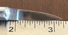 Rare Miniature Keychain Vendetta Corsa Switchblade Knife From Italy, Nice Horn, Unused