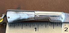 Rare Miniature Keychain Vendetta Corsa Switchblade Knife From Italy, Nice Horn, Unused
