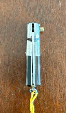 Rare Miniature Keychain Vendetta Corsa Switchblade Knife From Italy, Nice Horn, Unused