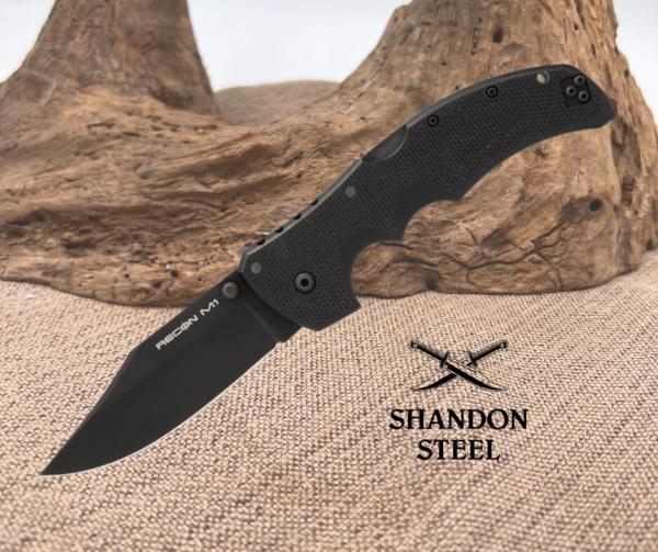 Cold Steel Recon 1 Tri-Ad Lock Magnacut CS-27TMC Stainless Synthetic Folding Cold Steel Recon 1 Tri-Ad Lock Magnacut CS-27TMC Stainless Synthetic Folding