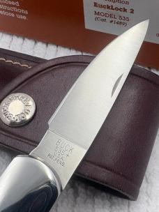 Buck USA 1991 BuckLock 2 Model 535 2 Blade Double Lock Pocket Knife