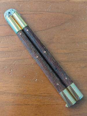 PHILIPPINES ORDINANCE BALI WITH OLD FILE BAYONET BLADE 23CM