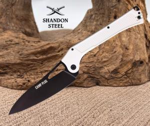 Ontario Camp Plus EDC Folding Knife 5 Stainless Blade Glass Filled Nylon Handle