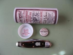 GREAT EASTERN 2026 NORTHFIELD 571326 GEPPETTO WHITTLER OXBLOOD STAGCUT NATURAL BONE #1