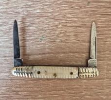 Vintage Miniature Argyle Cutlery Co. Germany Pocket Knife, MOP Scales