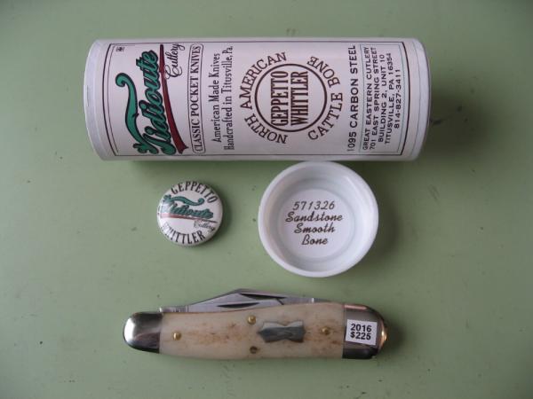 GREAT EASTERN 2026 NORTHFIELD 571326 GEPPETTO WHITTLER SANDSTONE SMOOTH BONE #3