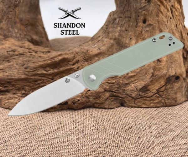 QSP Knife Parrot QS102C2 Linerlock Jade V2 Folding Knife Durable EDC Tool QSP Knife Parrot QS102C2 Linerlock Jade V2 Folding Knife Durable EDC Tool