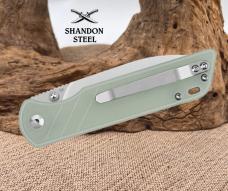 QSP Knife Parrot QS102C2 Linerlock Jade V2 Folding Knife Durable EDC Tool