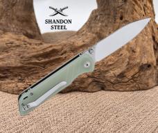 QSP Knife Parrot QS102C2 Linerlock Jade V2 Folding Knife Durable EDC Tool