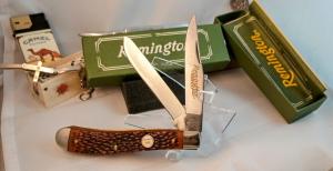 REMINGTON  NEW OLD STOCK  USA  R10 "FARMHAND TRAPPER"  POCKET KNIFE WITH BOX/PAPERS