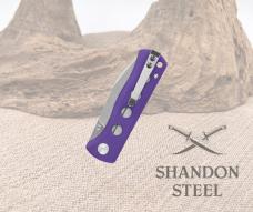 QSP QS150D1 Canary Knife Purple G10 Linerlock Folding Pocket Tool 3.5 Inch Blade
