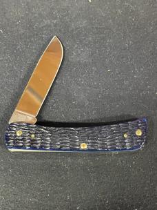 Case XX 6137 SS Navy Blue Bone Rogers Jigged Sod Buster