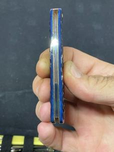 Case XX 6137 SS Navy Blue Bone Rogers Jigged Sod Buster
